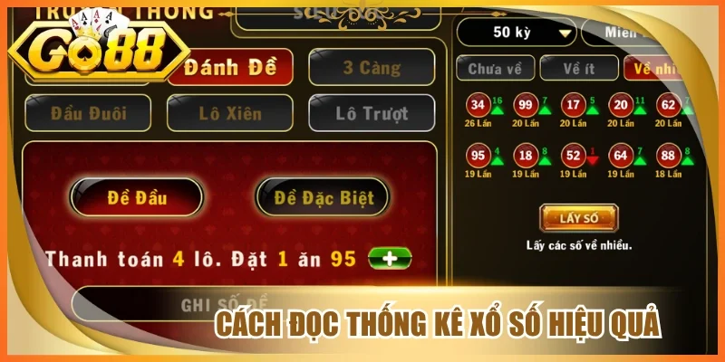Cách đọc thống kê xổ số hiệu quả