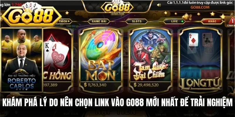 Khám phá lý do nên chọn link vào Go88 mới nhất để trải nghiệm