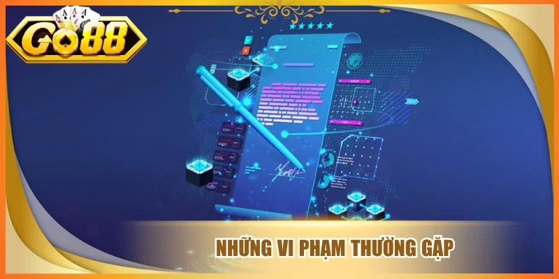 Những vi phạm thường gặp 