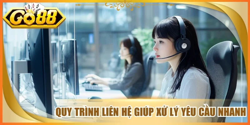 Quy trình liên hệ giúp xử lý yêu cầu nhanh